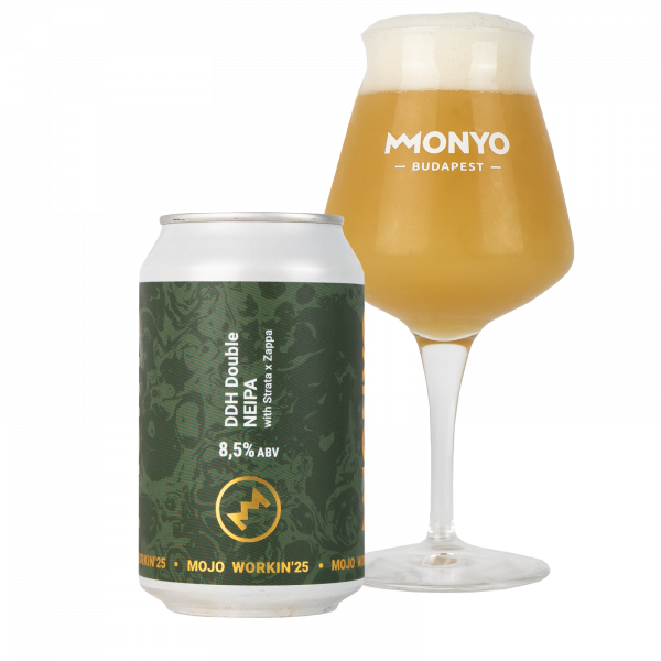 MOJO WORKIN'25: Double Dry-Hopped Double NEIPA With Strata & Zappa 8.5% 0.33l