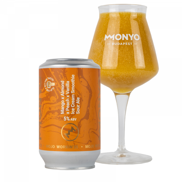 MOJO WORKIN'25: Mango x Almond x Peach x Vanilla Ice Cream Smoothie Sour Ale 5% 0.33l